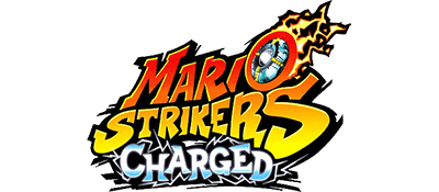 Mario Strikers Charged title screen for Wii